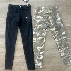 Freddy Kids Black and Camo Leggings
